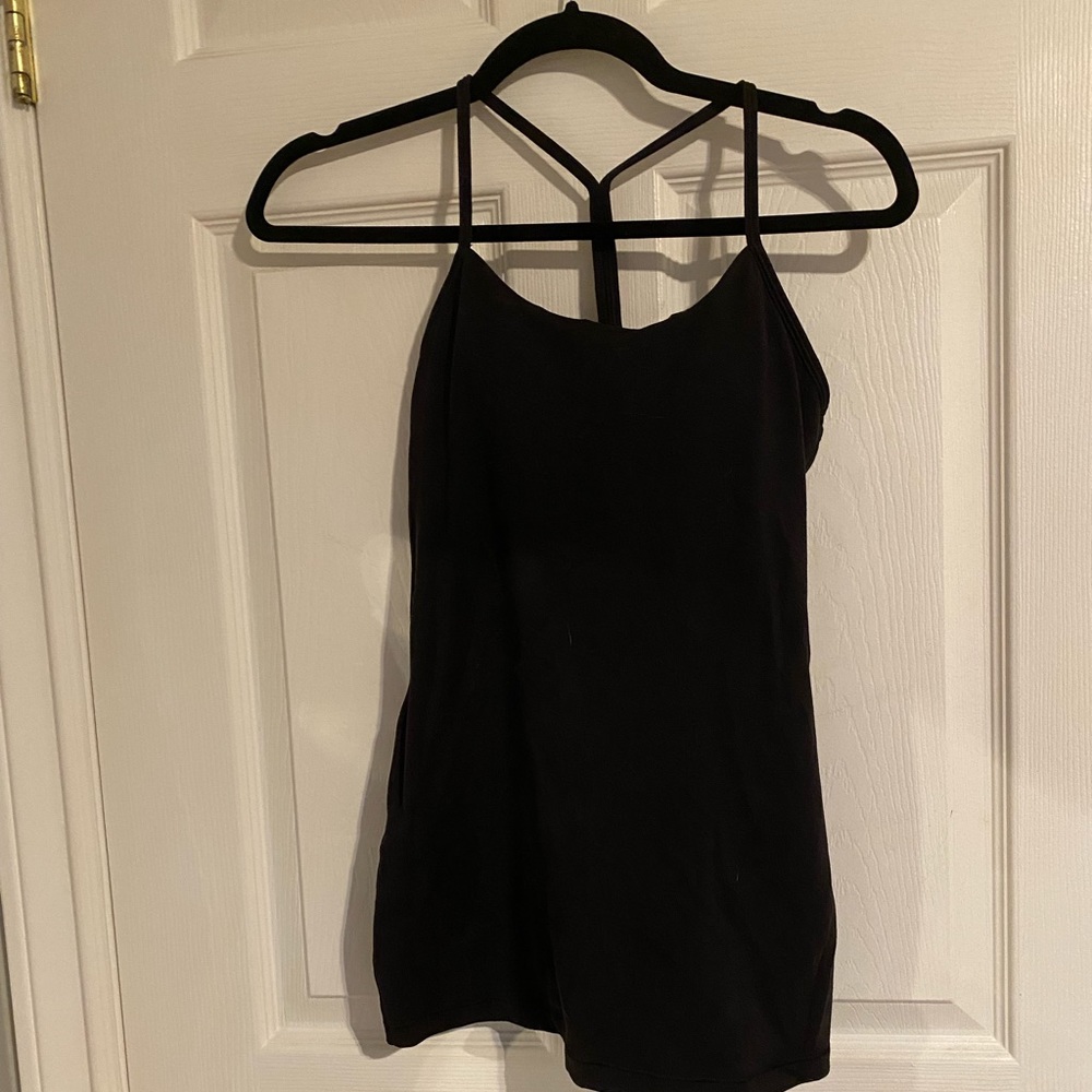 Lululemon black power y tank